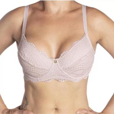 Imagem de Sutiã sem bojo com aro renda ST101 - Nayane Rodrigues, Cristal, GG/46