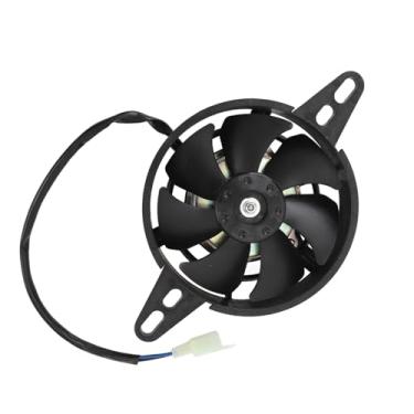 Imagem de Ventilador do Radiador da Motocicleta, Ventilador Elétrico do Refrigerador de água da Pintura Preta do Ferro Fundido Excelente Dissipação de Calor para Atv Quad