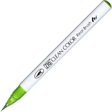 Imagem de CANETA ZIG PEN REAL BRUSH LIGHT GREEN RB 6000AT 041