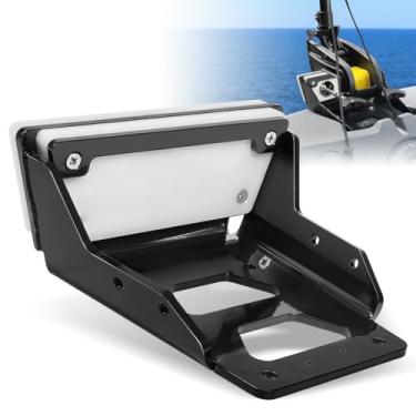 Imagem de Deargooday Kit de suporte de montagem de popa de motor de pesca de caiaque com borda de travamento de alumínio, para motores elétricos de pesca de fixação