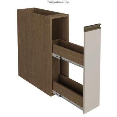 Imagem de Módulo Inferior Cozinha Vitoria Porta Condimentos - Móveis Rimo