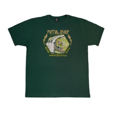 Imagem de CAMISETA FATAL SURF MASCULINO E FEMININO 100% ALGODÃO VERDE-Unissex