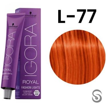 Imagem de Schwarzkopf Igora Fashion Lights L-77 Cobre Extra 60ml, UNICA
