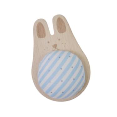 Imagem de Esquirla Mini almofada de almofada para pequenos espaço de trabalho, travesseiro de agulha leve, base de agulha de agulha para bordando bordado bordado, Coelho