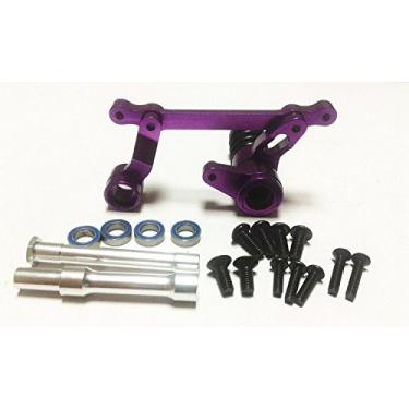Imagem de for HPI Savage 4.6 5.9 Flux X XL 85058 Aluminum Alloy Steering Assembly Servo Saver Purple