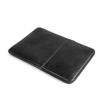 Imagem de MegaGear Bolsa Monterey de couro de grão superior compatível com MacBook Pro e Air, 15-16 polegadas, estilo genuíno e fino para escritório de viagem (2020-2024 - M1, M2, M3 Pro e Max)