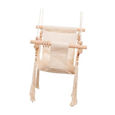 Imagem de Milageto Baby Swing Sating, Balanço Da Cadeira Suspensa, Balanço de Berçário de Madeira, Bebês Balançando Balanço para O Parque de Playground Home Garden