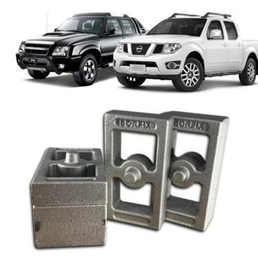 Imagem de Kit Calço para Molejo Elevar Picape 6cm Lift Universal - Borfix
