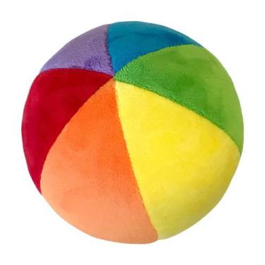 Imagem de Brinquedo Bebê Bola Macia Plush Menino Menina Chocalho - BUBA