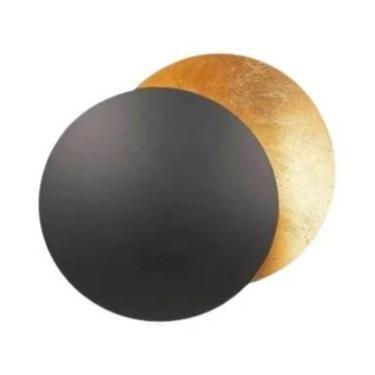 Imagem de Arandela de Parede LED Lua Eclipse - Cobre Dourado - Iluminação Criati
