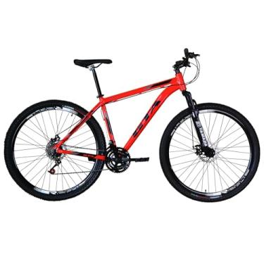 Imagem de Bicicleta Aro 29 Gta Start Alumínio 27v K7 Garfo com Suspensão Freio a Disco Mecânico (Vermelho, 19)