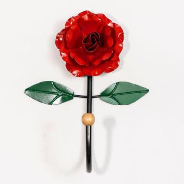 Imagem de Cabideiro de Parede Cabide Para Toalha 1 Gancho Flor - Full Economize,