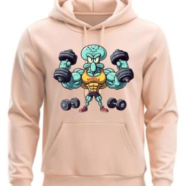 Imagem de Moleton Com Capuz Flanelado Personalizado Lulamolusco Musculoso - Hs, 