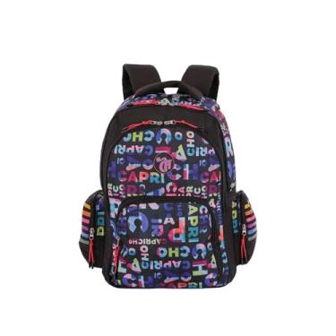 Imagem de Mochila Grande 2 Compartimentos Capricho Party - Preto