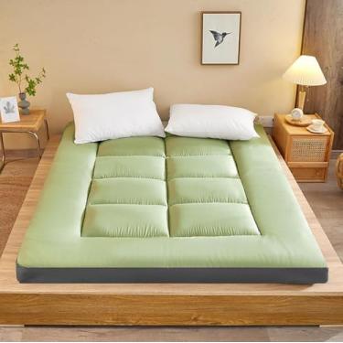 Imagem de Colchão Futon Colchão Respirável Grosso Acolchoado Colchão De Chão Japonês Acolchoado Colchão De Cama Topper Para Casa Hotel Cama Camping Couch,002, 9, 90 * 200 * 8CM
