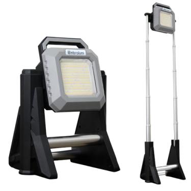 Imagem de Luminária Refletor Dimerizável Led S/Fio Recarregável Tripé