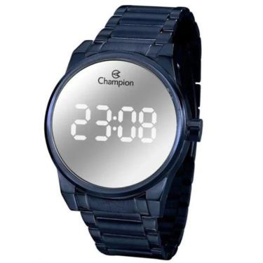 Imagem de Relógio Champion Feminino Digital Espelhado Azul Ch40124n