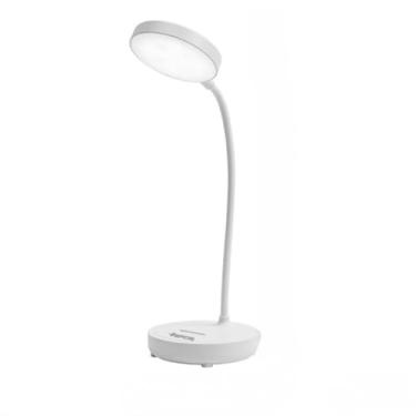 Imagem de Luminária Abajur de Mesa LED Luz Recarregável Touch Haste Flexível Lâmpada De Estudo Sem Fi (TD-05-2PCS)