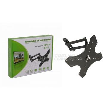 Imagem de Suporte De Tv C312 Para Monitores Tvs 3d Plasma Lcd E Led De 42" Articulado 150 Graus Suporta 30 Kg