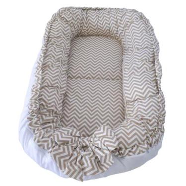 Imagem de Ninho Redutor de Berço Bebê com Almofadinha Laço Ajústavel - Alice Enx