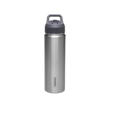 Imagem de Garrafa Térmica Tramontina 650 ml Inox com Canudo, Prata, 650ml