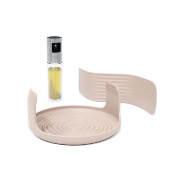 Imagem de Acessórios Air Fryer Electrolux Separador de alimentos, Bandeja de silicone e Spray borrifador de óleo