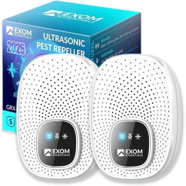 Imagem de Repelente ultrassônico de pragas Exom Essentials T-25 (pacote com 2)