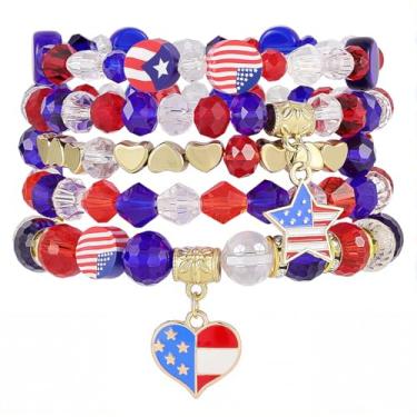 Imagem de Emibele Conjunto de pulseiras elásticas coloridas com contas Boho Heishi Surfer Empilhável Y2K Joias Modernas Amizade Conjunto Múltiplo Feminino Fãs, Plástico