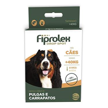 Imagem de Antipulgas e Carrapatos Ceva Fiprolex Drop Spot para Cães acima de 40kg - 1 Pipeta