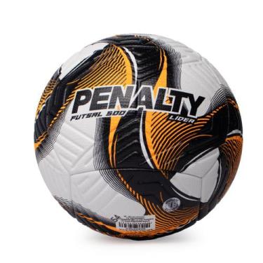Imagem de Bola Futsal Penalty Líder XXV Branco/Laranja, Branco, Laranja, Único