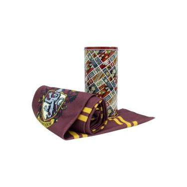 Imagem de Cachecol Harry Potter Hogwarts Casas Grifinória Sonserina Lufa-Lufa Co