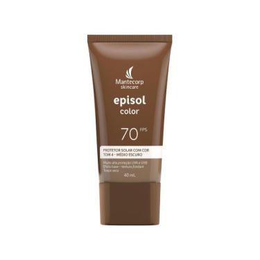 Imagem de Protetor Solar Facial Mantecorp Skincare FPS 70 - Episol Color 40ml
