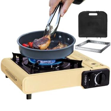 Imagem de Fogão de acampamento a propano | Fogões de acampamento portáteis - Acessórios de cozinha para viagens rodoviárias, jardim, casa, mochila, escalada, passeios na praia, trailer, acampamento, quintal