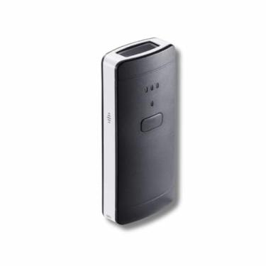 Imagem de Leitor de Código de Barras Portátil 2D, Bluetooth, USB Sem Fio, Preto