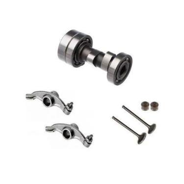 Imagem de Kit Arvore Comando Balancim Válvulas Shineray Jet 50 Xy 50 - Trilha