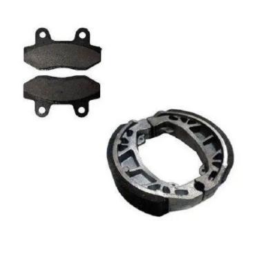 Imagem de Kit Pastilha E Lona De Freio Shineray Jet 50 2014 2015 2016 - Smart