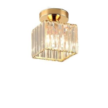 Imagem de Lâmpada Led Para Corredor Com LumináRia De Teto De Cristal Para Corredor, Varanda 3 Cores 110V-220V(Estilo A/Ouro (110V-220V))