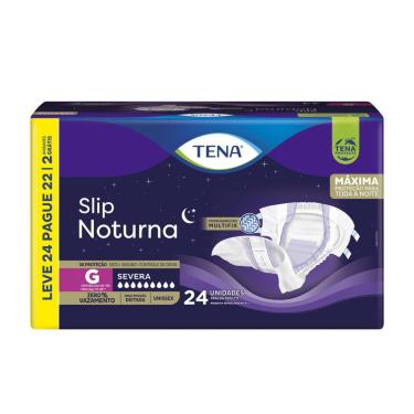 Imagem de Fralda Geriátrica Tena Slip Noturna G 24 Unidades