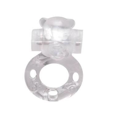 Imagem de Anel Peniano com Vibro Bichinho Mega Import, Transparente