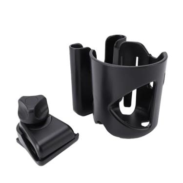 Imagem de Yosoo Porte de Copo de 2 Em 1 Em 1, 360 Graus de Rotação Ajustável Portador de Bebida Universal para Carrinho de bebê, Telefone, Garrafas, Canecas, Abdominais e Materiais TPR