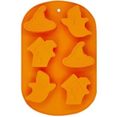 Imagem de Forma Halloween Fantasma Chapéu Casa Antiaderente - Udlandia