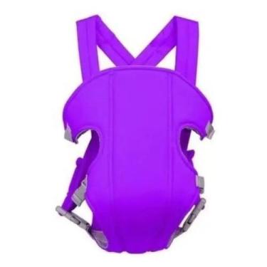 Imagem de Canguru Bebê Mucca Classic Ergonômico de Passeio 3 Posições Lilás