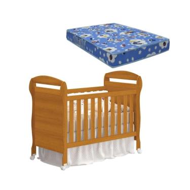 Imagem de Berço Americano Danny Reller 2 em 1 com Colchão Bebê