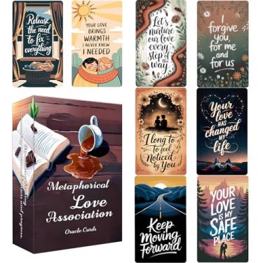 Imagem de Metaphorical Love Association Oracle Cards: Love Oracle Cards, Oracle Cards for Beginners, Dive into a World of Metaphor and Association, Inspire Creative Thinking, Enhance Insight, Guide, Awaken