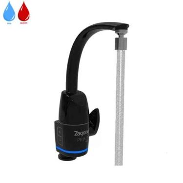 Imagem de Prima Torneira Eletronica Touch Bancada/parede 5500w 127v Black - Zago