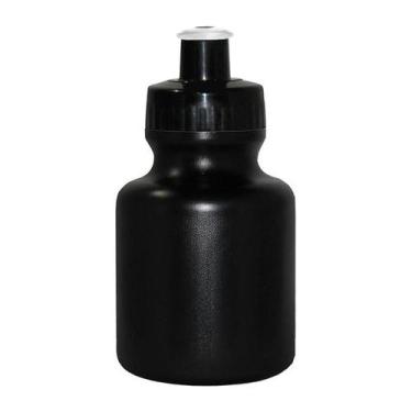 Imagem de Kit 50 Squeezes 300Ml Preto Plástico Premium - Bb Store