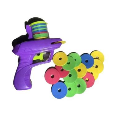Imagem de Mini Lançador De Disco Voador De Cenoura Brinquedo Arma Ao Ar Livre Mu