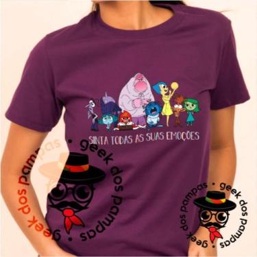Imagem de Camiseta Divertidamente Emoções Tristeza Medo Alegria - Mina Store, Ro