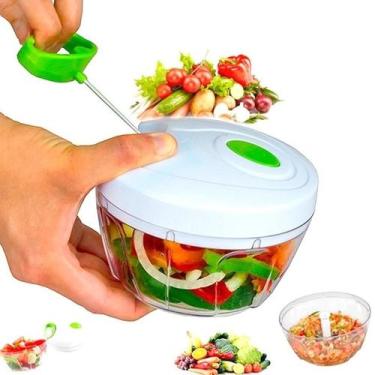 Imagem de Processador manual Triturador Temperos e Legumes c3 lâminas - Pratika