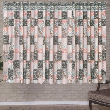 Imagem de Cortina Belline 2 Metros Sala Quarto Para Varão - Salmão